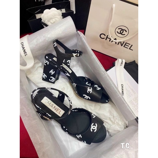 Sandal cao gót CN  chữ new fullbox