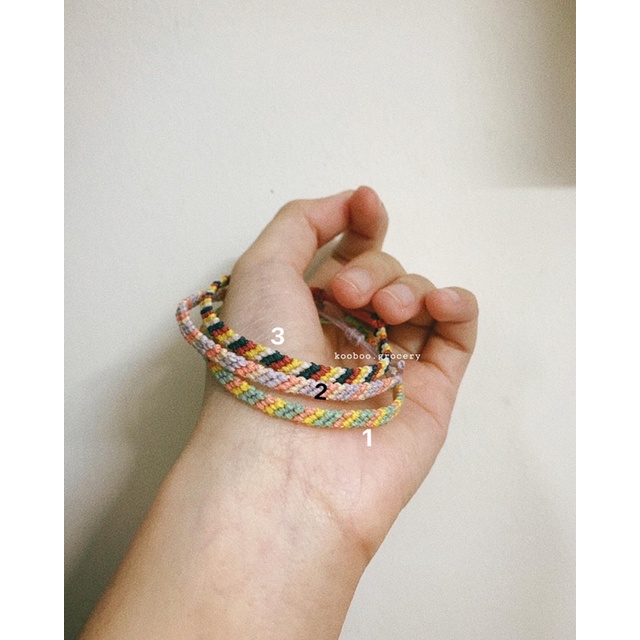 VÒNG TAY PASTEL CHỐNG NƯỚC