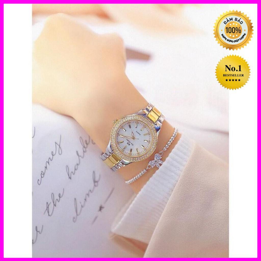 Đồng hồ nữ cao cấp chính hãng thương hiệu bs (tặng kèm hộp , pin dự phòng và phụ kiện thâu dây)