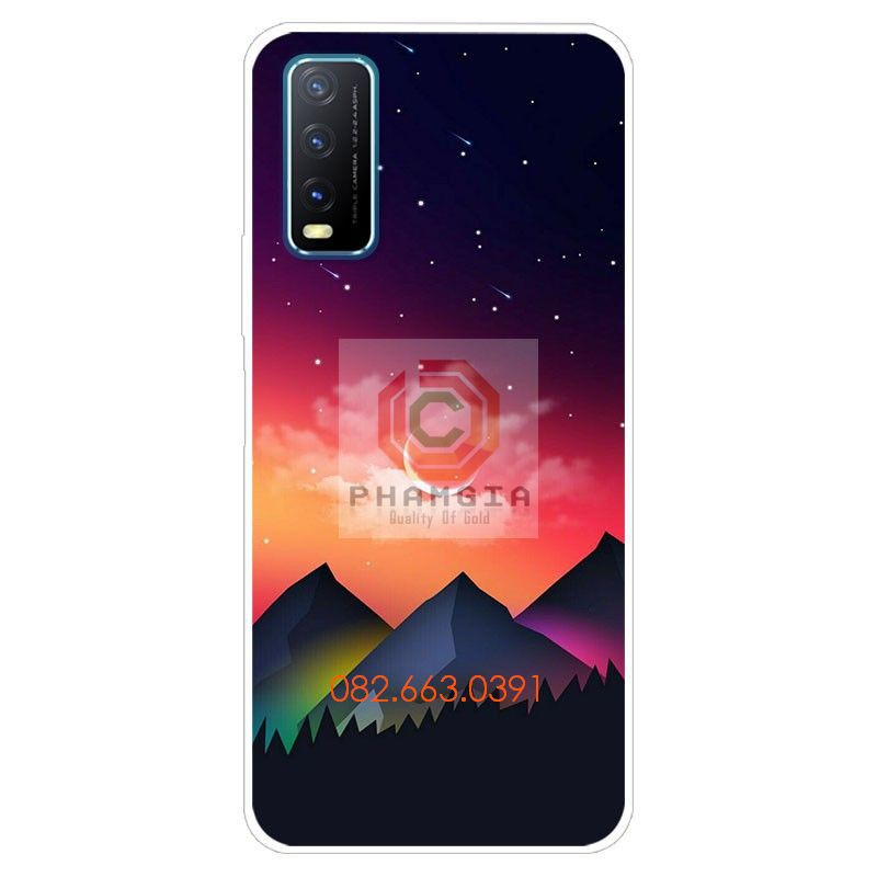 Ốp lưng Vivo Y12s dẻo in hình phong cảnh đẹp