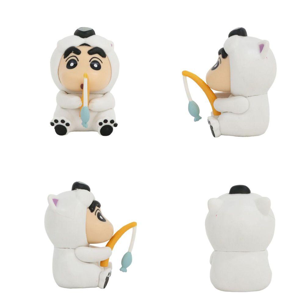 REBUY1 Set 4 Mô Hình Nhân Vật Shin-Chan Dễ Thương