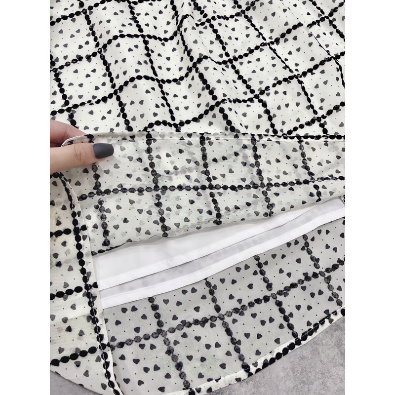 [Mã WASTMAY giảm 15% tối đa 30K đơn 150K] BÁN SỈ VÁY CỔ TIM TAY BỒNG VOAN HẠT 2M CHO NỮ | BigBuy360 - bigbuy360.vn