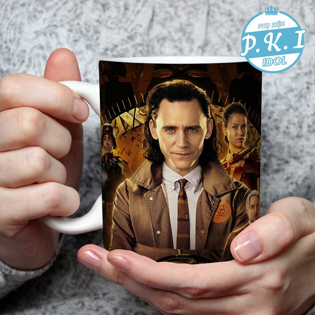 Cốc Sứ Cao Cấp In Hình Thần Loki – Kẻ Thù Không Đội Trời Chung Của Thor
