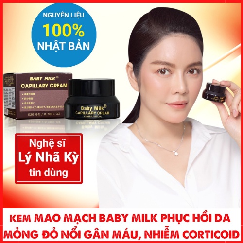 Kem Mao Mạch Baby Milk Phục Hồi Da Mỏng Đỏ Nhiễm Corticoid 20g - Hàng Hiệu Cao Thiên Nhi