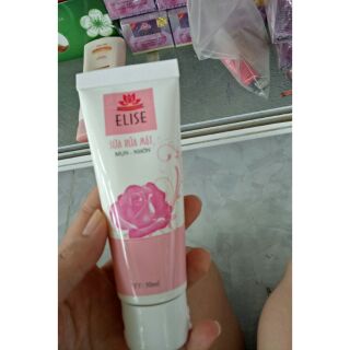 Sữa rửa mặt sáng  da  ngừa mụn Elise.