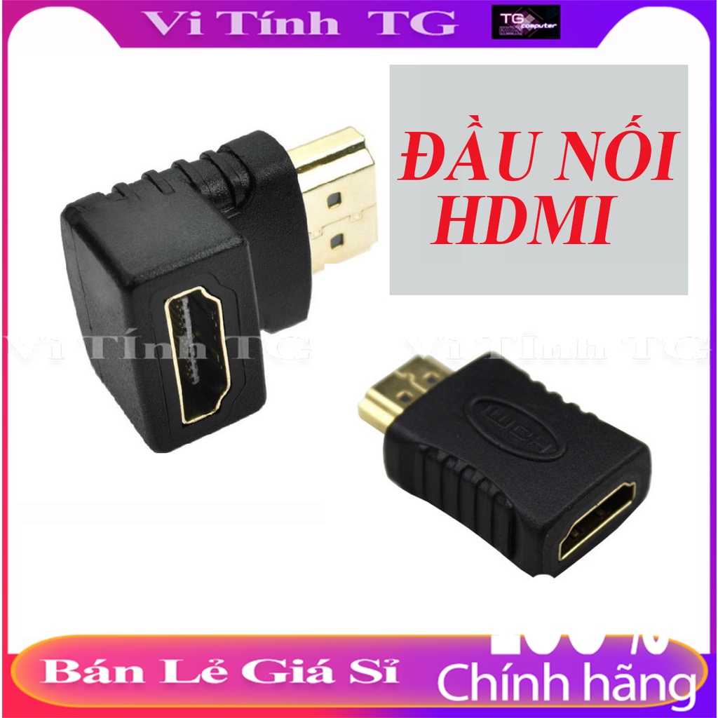 Đầu nối cổng HDMI male sang HDMI female vuông góc 90 độ / thẳng - Nối góc vuông /thẳng từ đầu đực HDMI sang đầu cái HDMI