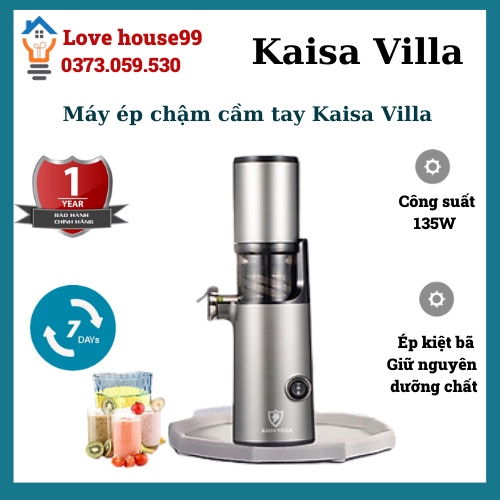 Máy ép chậm máy ép trái cây cầm tay Kaisa Villa KV-ZS166 bảo hành chính hãng 12 tháng