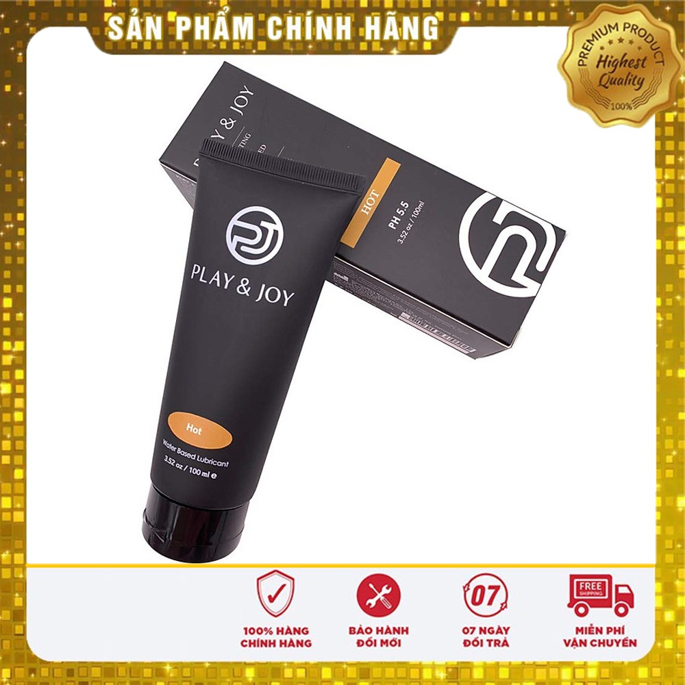 [NEW] Gel Bôi Trơn Tăng Khoái Cảm Cho Nữ Giới Truyền Nhiệt Nóng Ấm Nhanh Chóng Play&Joy Hot Dung Tích 50ml