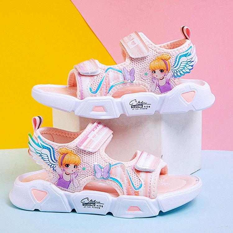 Sandal cho bé gái giày sandal đi học dép quai hậu công chúa quai ngang size 26-37 [SDG25]