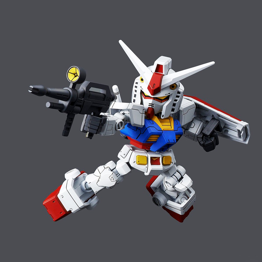 Mô Hình Gundam Bandai SD Gundam Cross Silhouette 01 RX-78-2 Gundam &amp; Cross Silhouette Frame Set [GDB] [BSD]