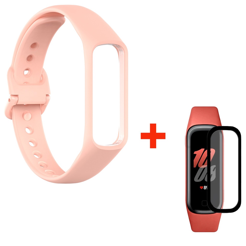 Dây Đeo Silicone Cho Đồng Hồ Thông Minh Samsung Galaxy Fit 2 Sm-r220