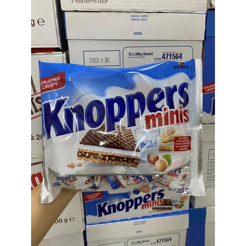 Bánh knoppers Đức hạn t5-2022