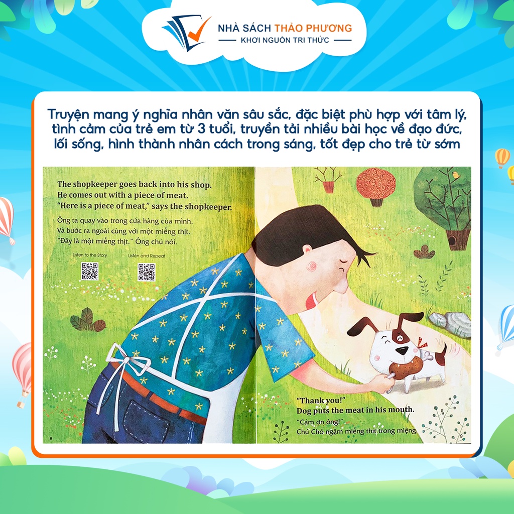 Sách - Học tiếng Anh cùng truyện ngụ ngôn Aesop phát triển tiềm năng ngoại ngữ của trẻ