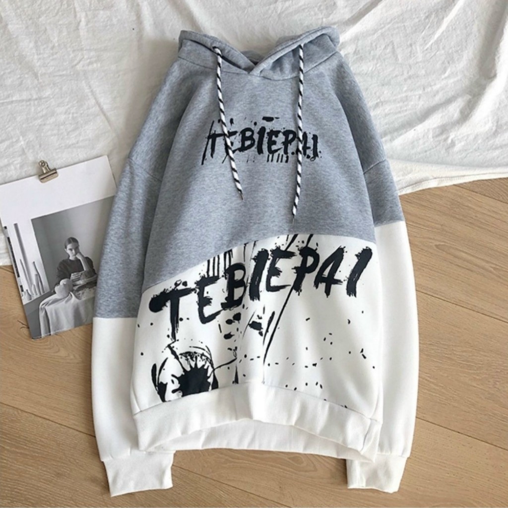 Áo khoác nỉ Hoodie KN22 trần bông cao cấp phối 2 màu, form unisex cho nam và nữ trẻ trung | BigBuy360 - bigbuy360.vn