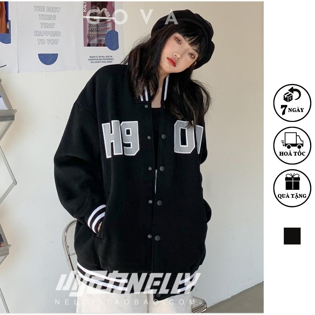 Áo bomber dù H909 nam nữ form rộng Unisex 2 lớp Chống Nắng ulzzang GOVA