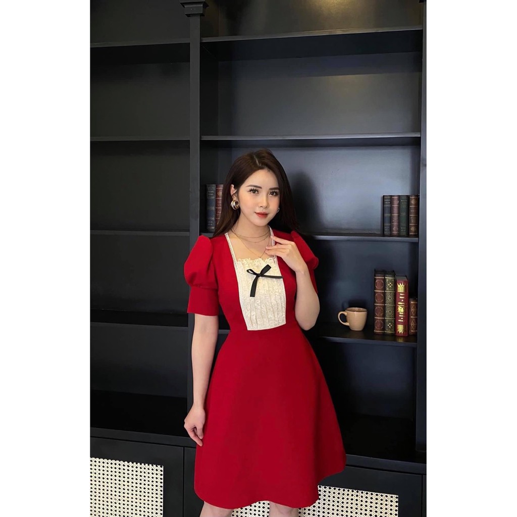 Váy Thiết Kế Jennifer Dress Dáng Xoè Dự Tiệc Đi Cưới Sự Kiện Kỷ Yếu. - Thời Trang Váy