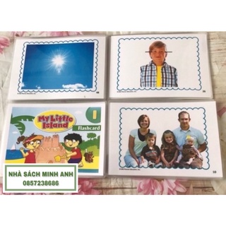 Flashcards MY LITTLE ISLAND 1 (A5 - cán bóng/ ép plastic)