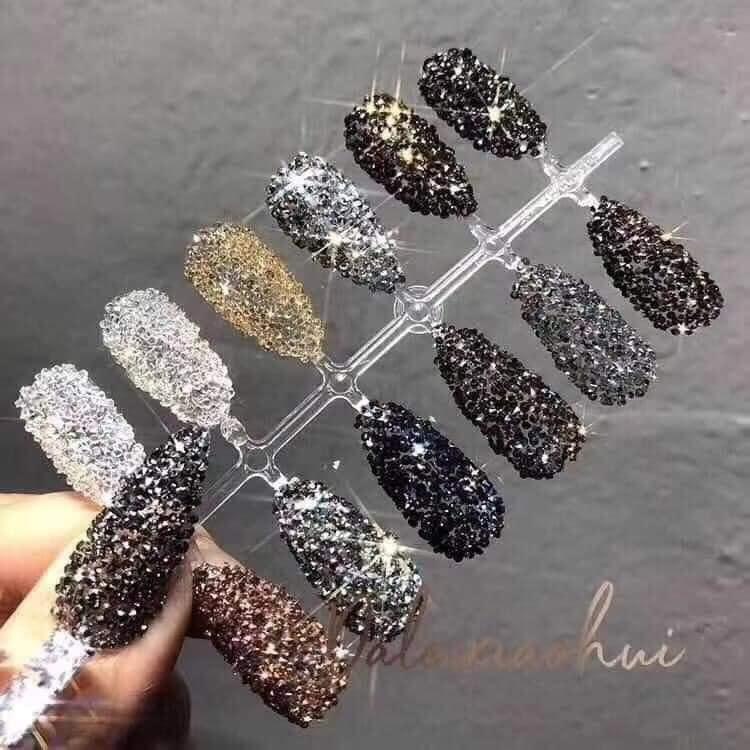 Đá Rắc Siêu Sáng - Đá Rắc Lọ Màu Trắng , Bảy Màu