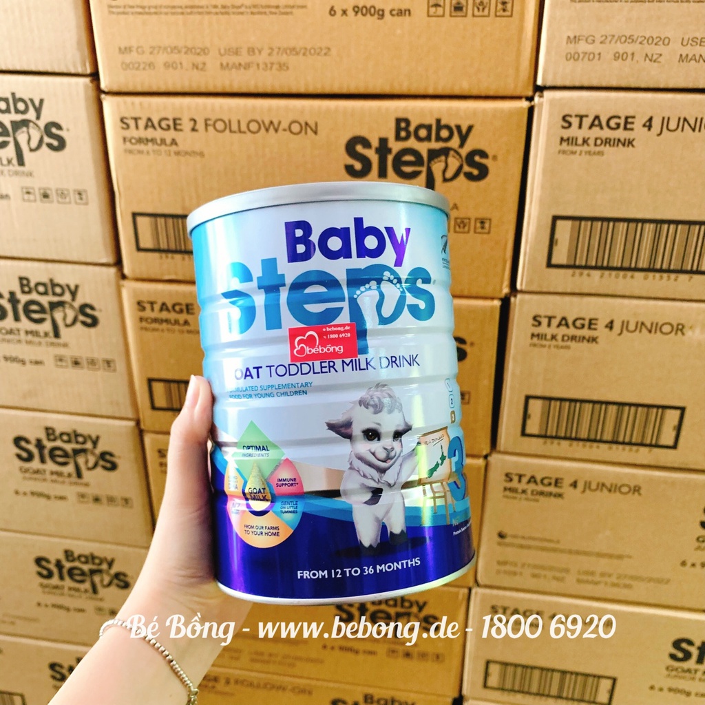 Sữa dê Baby Steps 900g