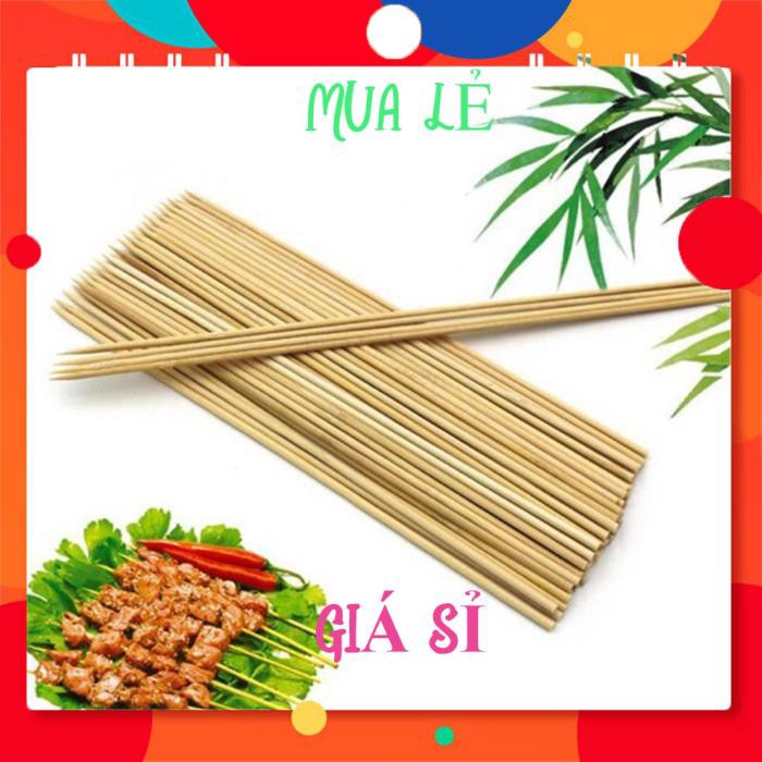Que xiên thịt nướng 500 QUE 16CM bằng tre