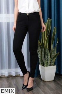 Quần legging khoá 4 túi thật (cotton)