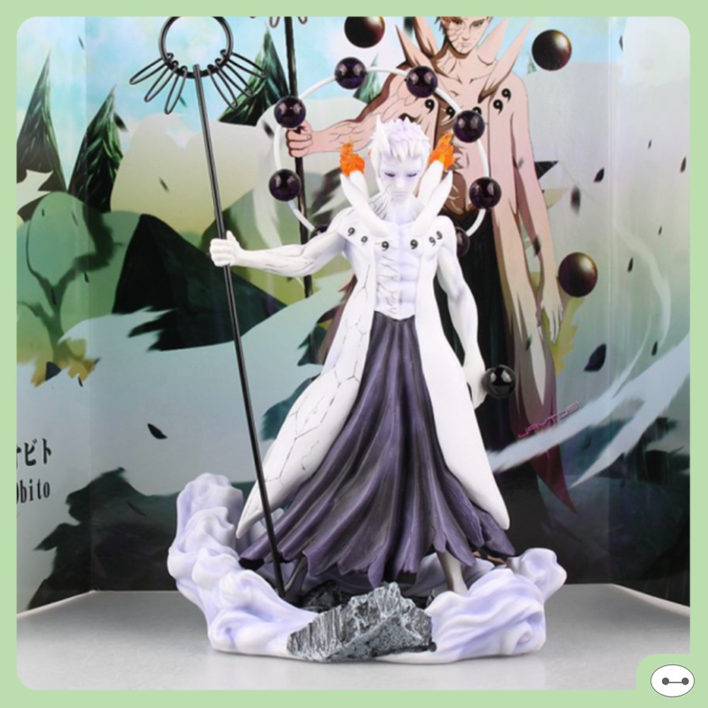 MÔ HÌNH UCHIHA MADARA / UCHIHA OBITO LỤC ĐẠO 27CM CỰC ĐẸP