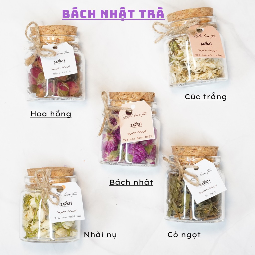 Trà hoa đậu biếc và các loại trà hoa SAVATI đồng giá 9k (hàng loại 1)