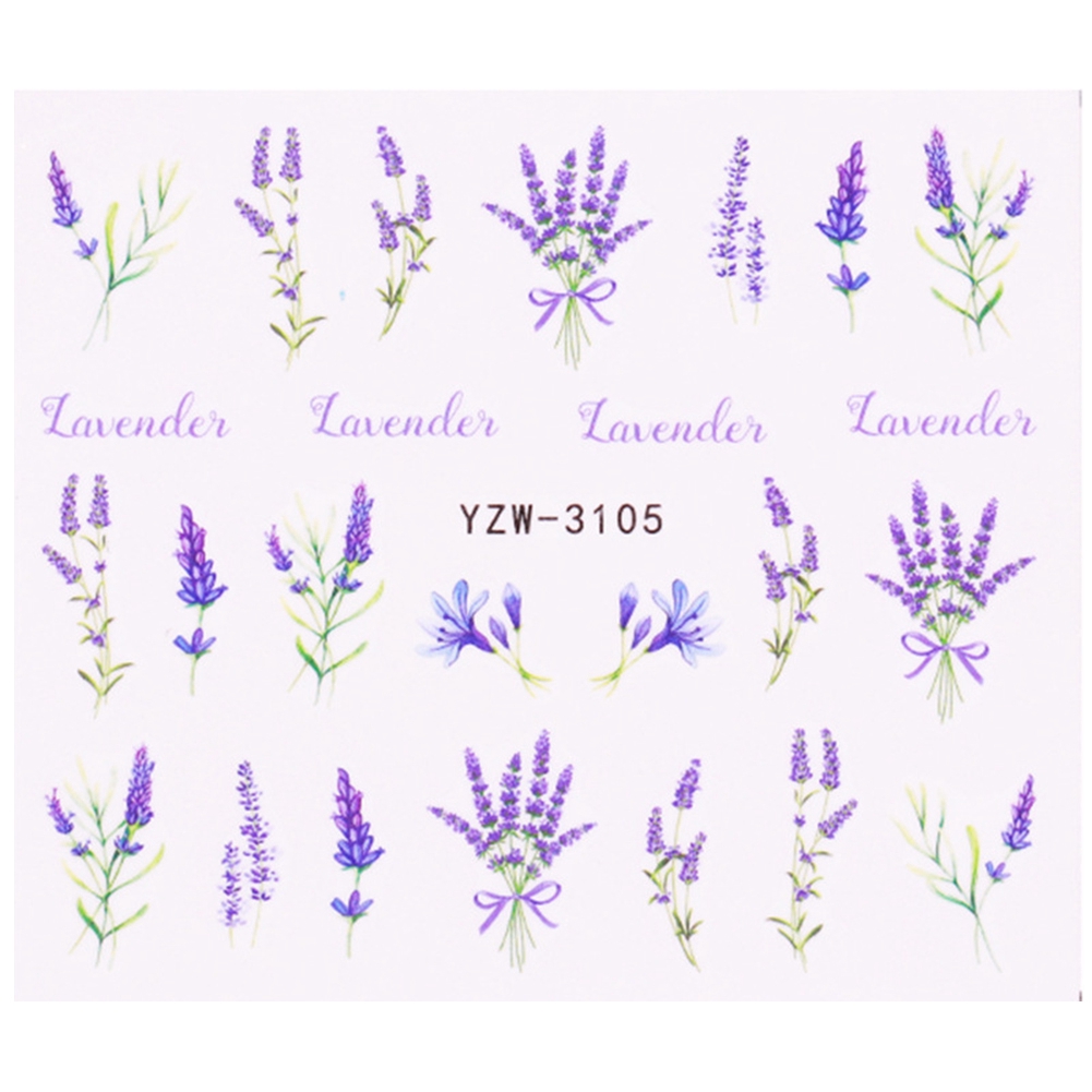 [Hàng mới về] Miếng dán móng hình hoa xinh xắn trang trí tiện dụng