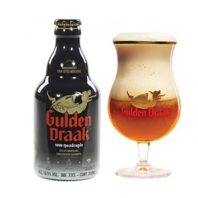 Chai Bia Gulden Draak 9000 Quadruple 10,5%