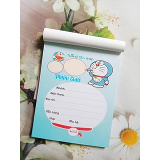 [CÓ SẴN] Phiếu giao hàng hình đoremon mới lạ