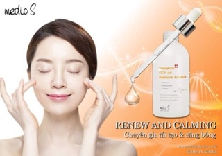 Tinh chất phục hồi cấp ẩm căng bóng da Medic S
