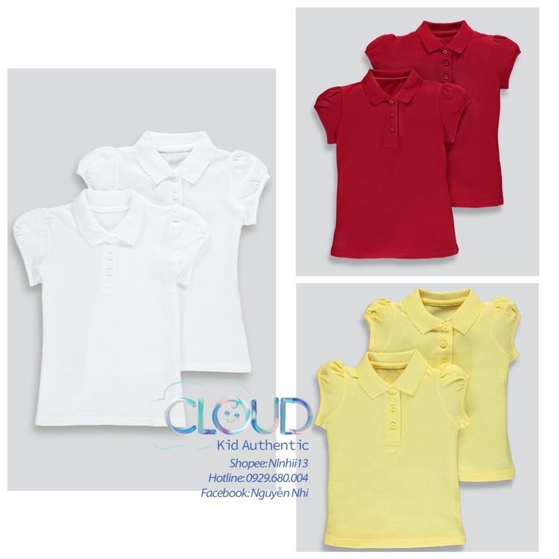 Áo polo bé gái MATALAN_UK size từ 3y đến 13y