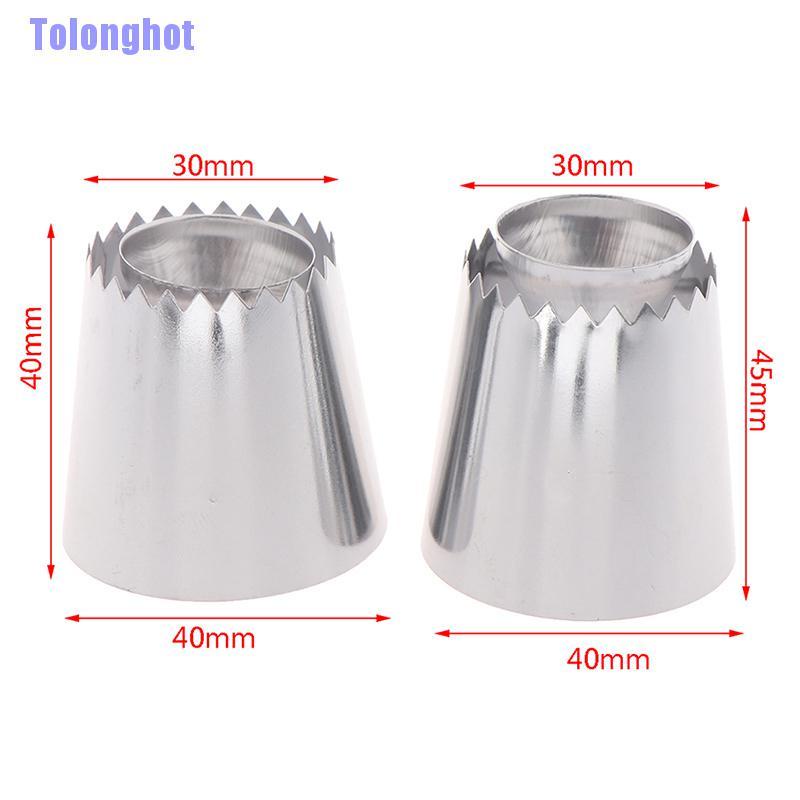 Bộ 2 Dụng Cụ Trang Trí Bánh Kem Bằng Inox Chuyên Dùng