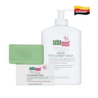 Bộ sản phẩm chuyên làm sạch cho da chàm, da cơ địa Sebamed pH5.5