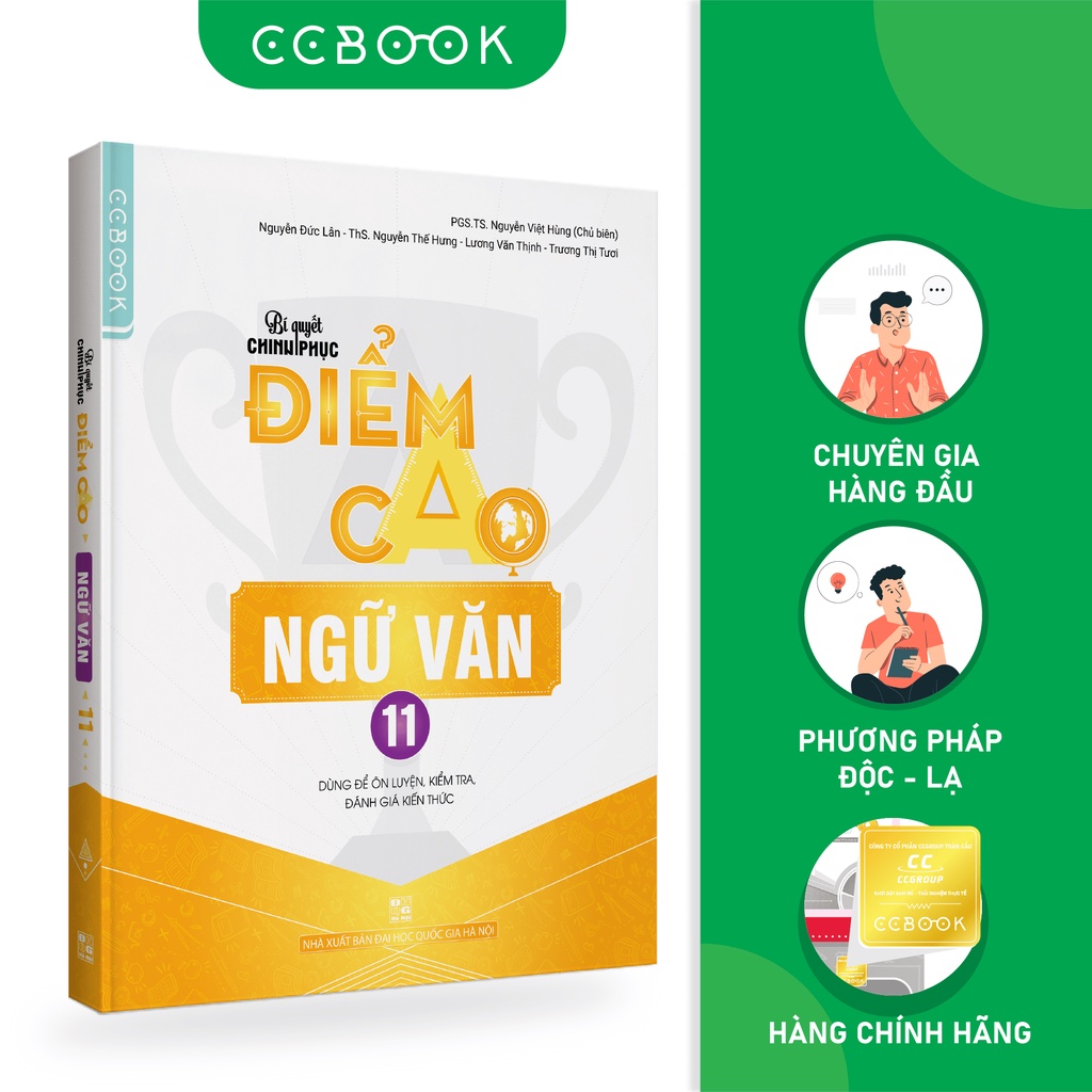 Sách - Bí quyết chinh phục điểm cao Ngữ văn 11  - Tham khảo lớp 11 - Siêu tiết kiệm -  Chính hãng CCbook