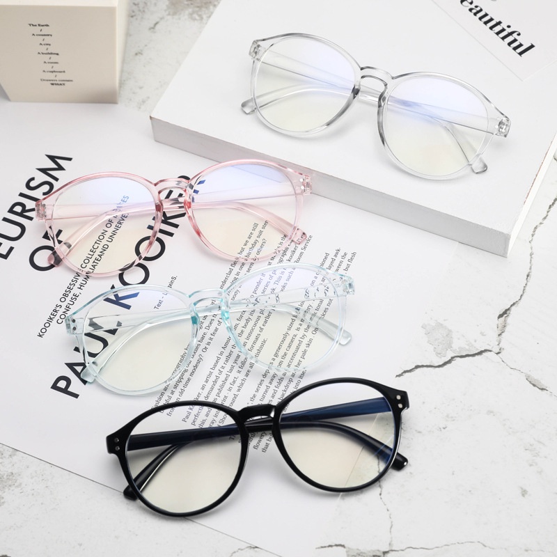 Mắt kính gọng nhựa chống ánh sáng xanh thời trang