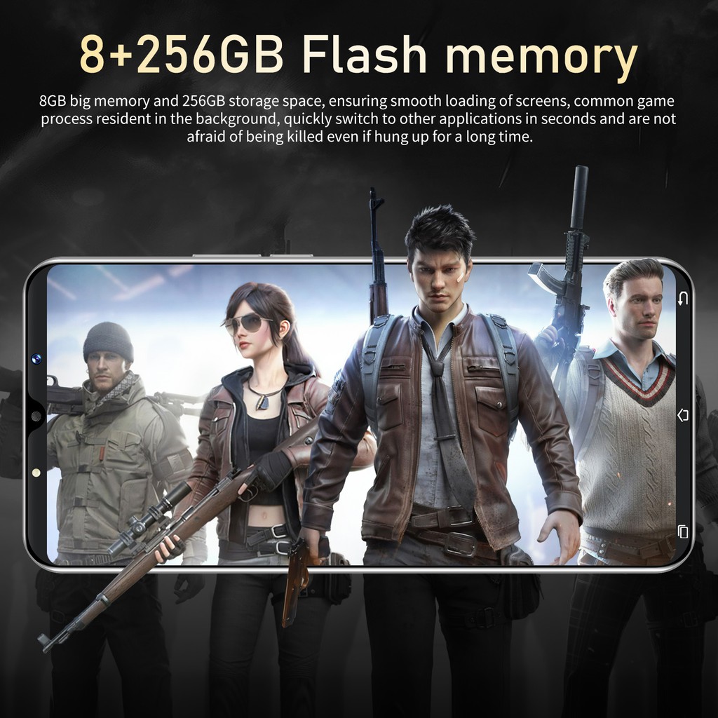 Điện thoại thông minh Android hoàn toàn mới S21 PRO 8+256GB wifi 5G ĐTDĐ Hai SIM cuộc gọi video Điện thoại cod