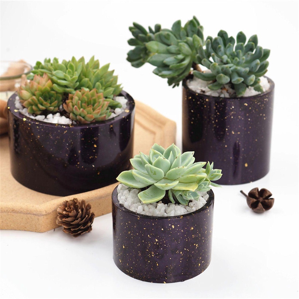 Khuôn Nhựa Resin Làm Chậu Hoa / Trang Sức Thủ Công 1 Cái