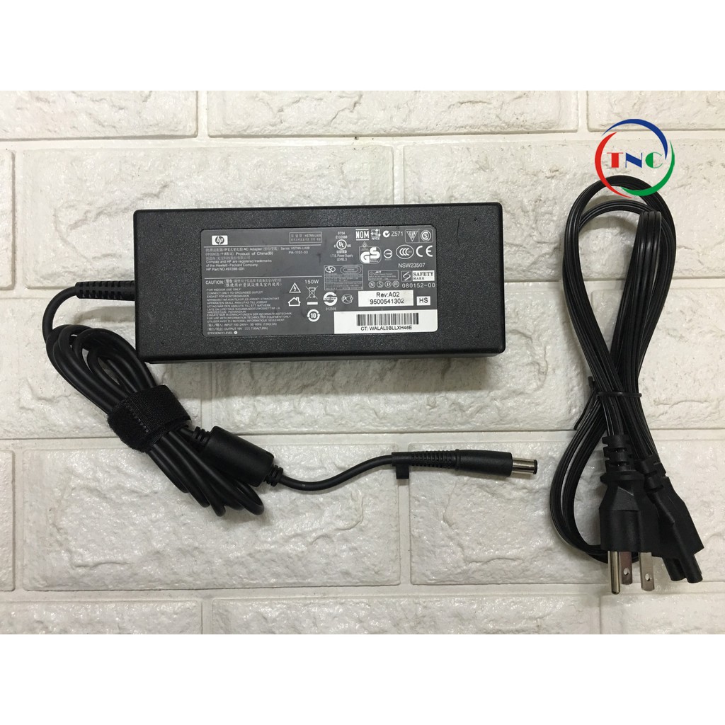 Sạc Laptop HP 150w 19V 7.89A / 19.5V 7.69A 8570w 8560w 8540w Hàng ZIN (Adapter HP 150w)