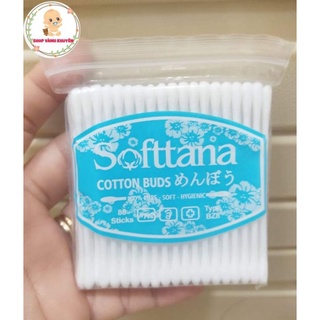 Bông ngoáy tai cho bé SOFTTANA - Tăm bông cho bé, người lớn Chính hãng