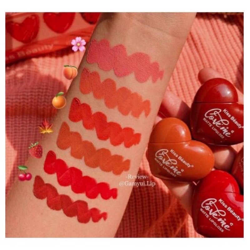 Son Kem Tint Kiss Beauty Trái Tim For Valentine