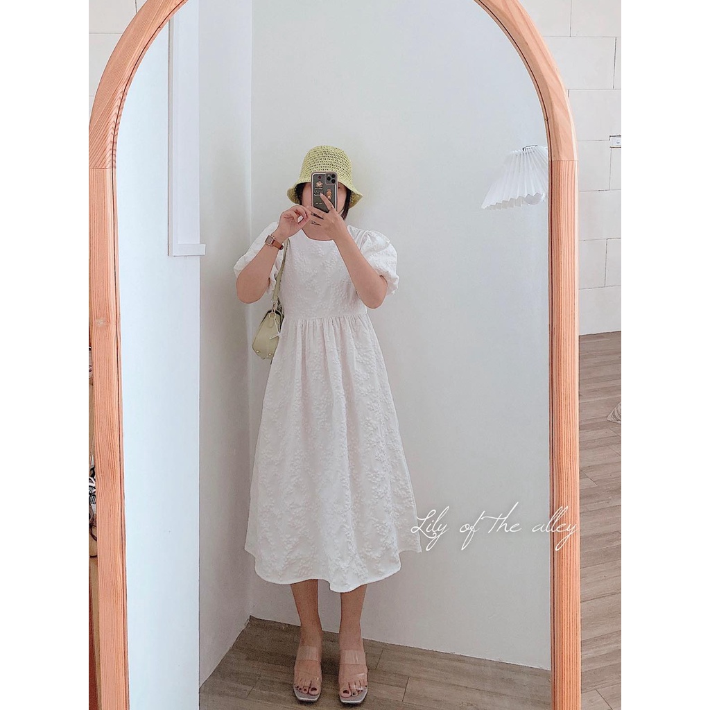 Váy babydoll tay phồng Lily mặc đi tiệc, đi chơi, chụp kỷ yếu
