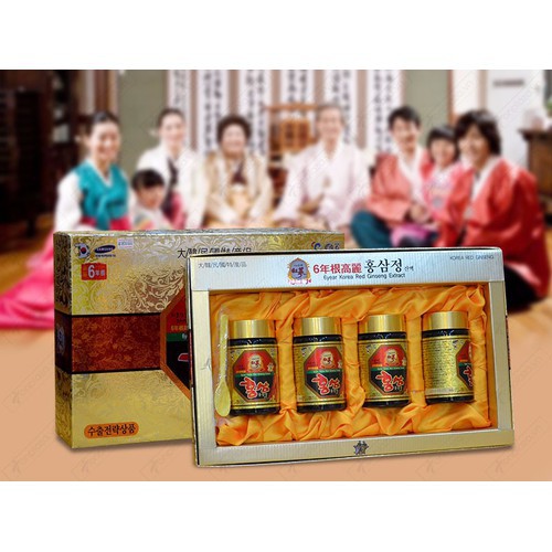 (DATE MỚI) Cao Hồng Sâm Kanghwa Hàn Quốc, Hộp 4 lọ x 250gr