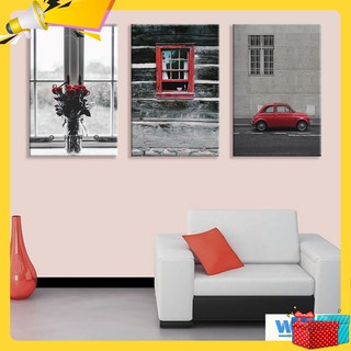 Bộ 3 tranh trang trí “Bình lặng” - W173
