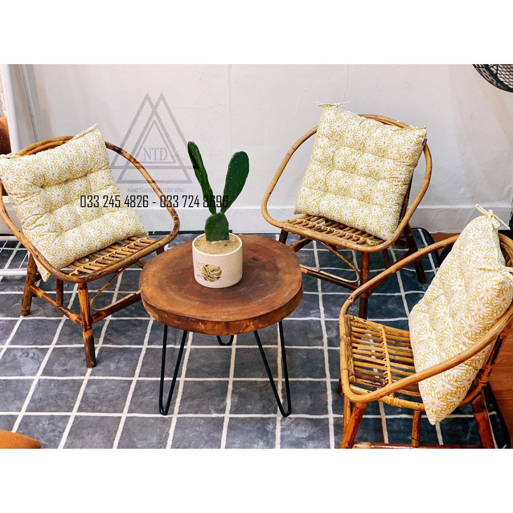 ⚡Ghế mây con sò ⚡ DECOR ban công, chung cư, quán cafe chất liệu mây, tre, nứa 100% tự nhiên đã qua xử lý