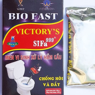 Bột men vi sinh chống hôi - đầy bồn cầu Sifa - bột thông 2 Hộp