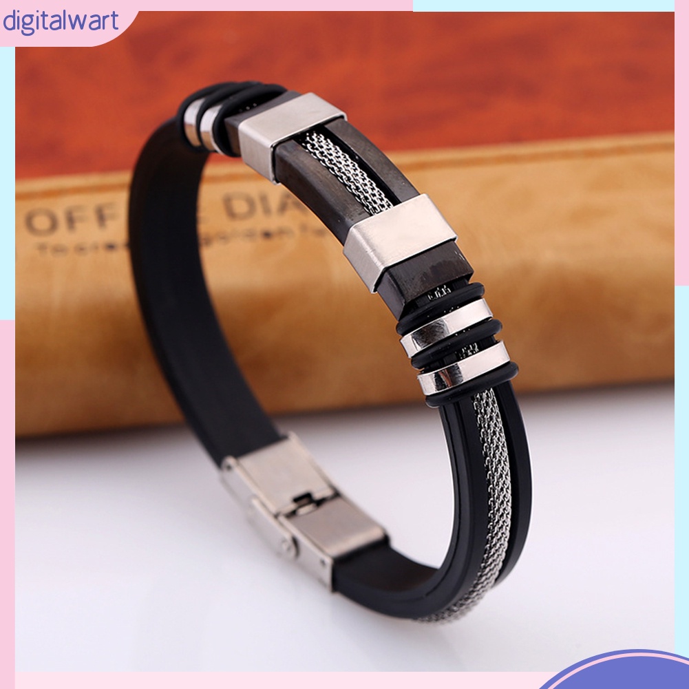 Vòng Tay Nam Bằng Thép Titan Thời Trang Cá Tính