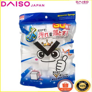 ( DAISO JAPAN) BỌT BIỂN - Melamine Sponge (30 Pcs)