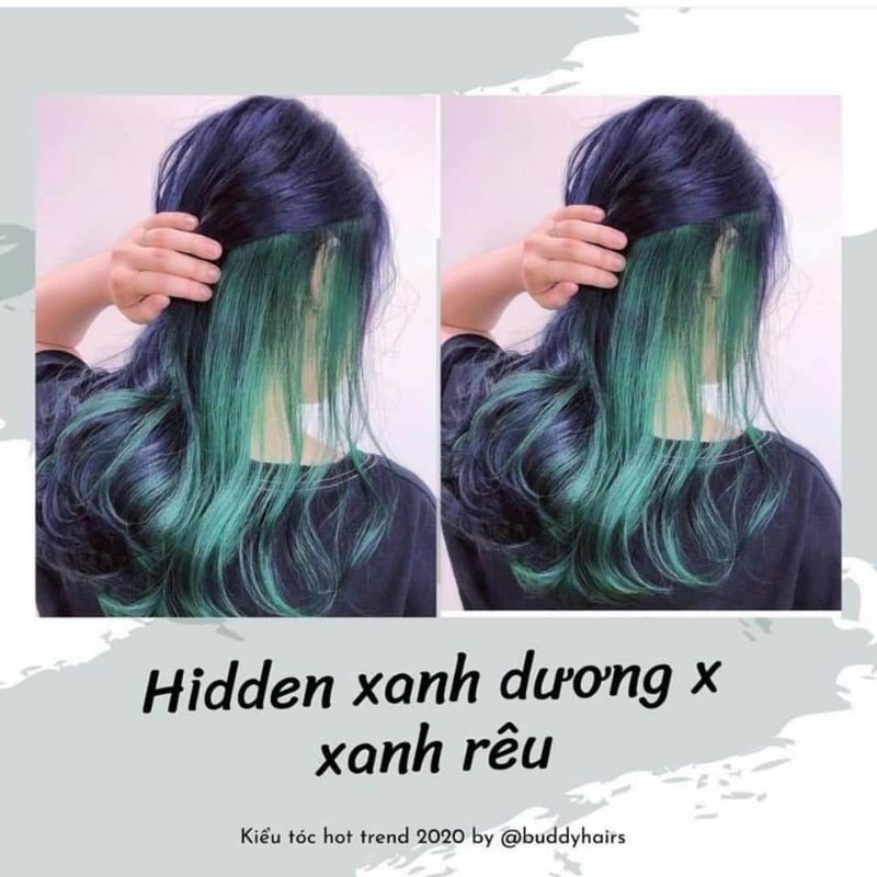 combo nhuộm xanh dương kèm oxi trợ nhuộm và combo tẩy | BigBuy360 - bigbuy360.vn