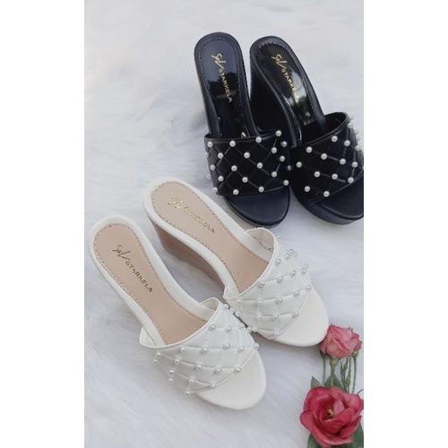 Dép xuồng bằng VNXK cao 9cm .quai bản ngang cực đẹp